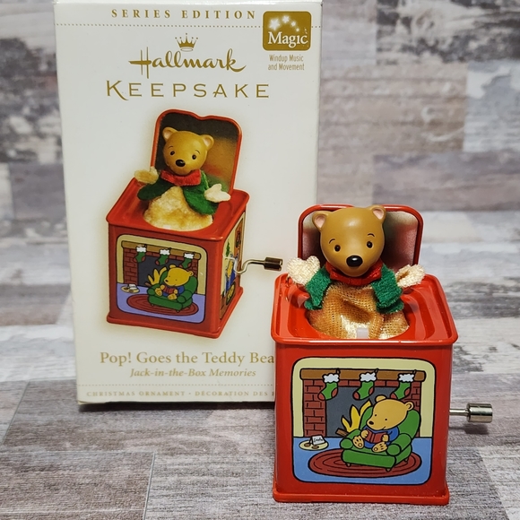 2006 Hallmark Keepsake "Teddy Bear Band" MAGIC Christmas Ornament w/ Box - Picture 1 of 11